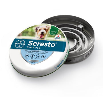 3 Pack Seresto 8 Month Flea and Tick Prevention Collar for Small Dogs, up to 18 lbs